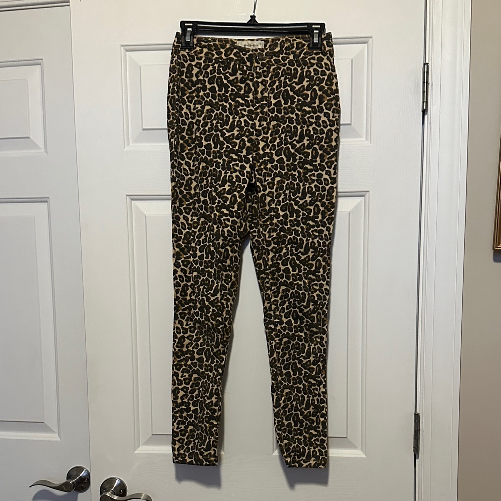 We The Free Leopard Print Skinny Pants